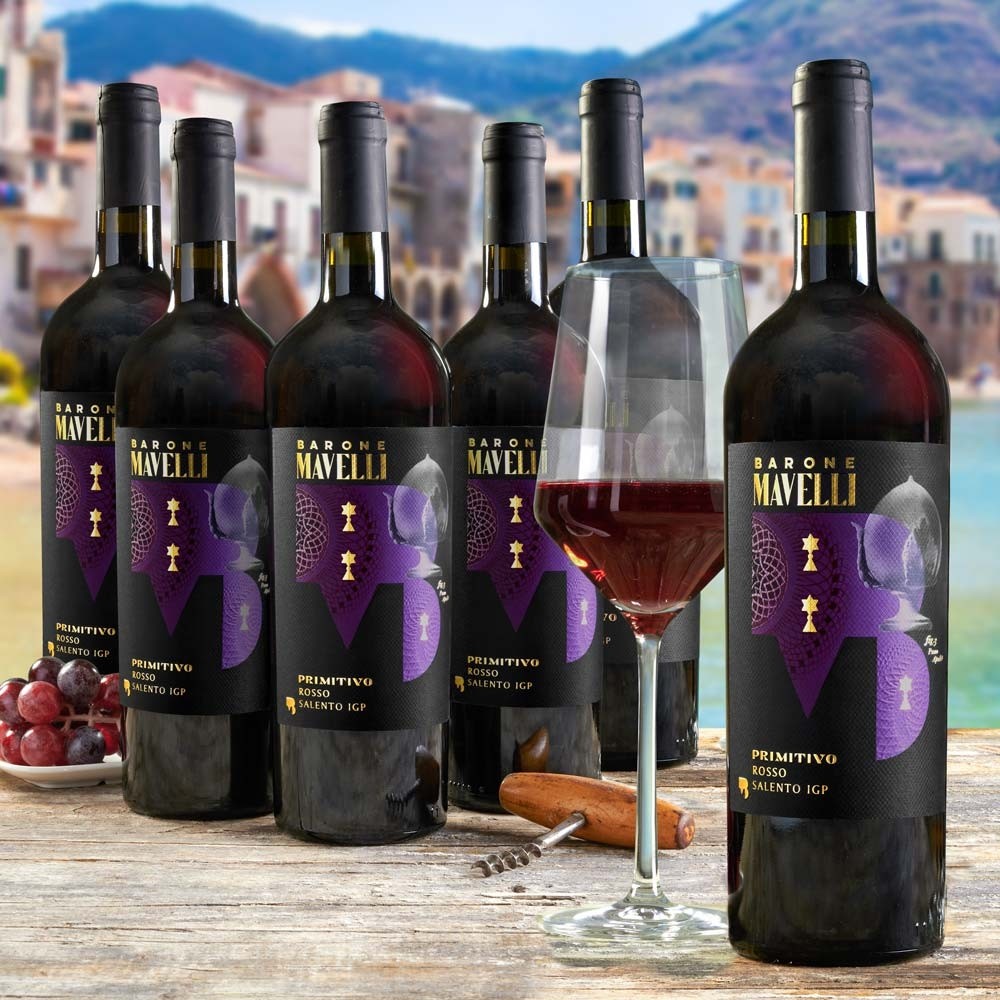 Výhodné balení Primitivo Salento IGT 6 x 0,75 l 