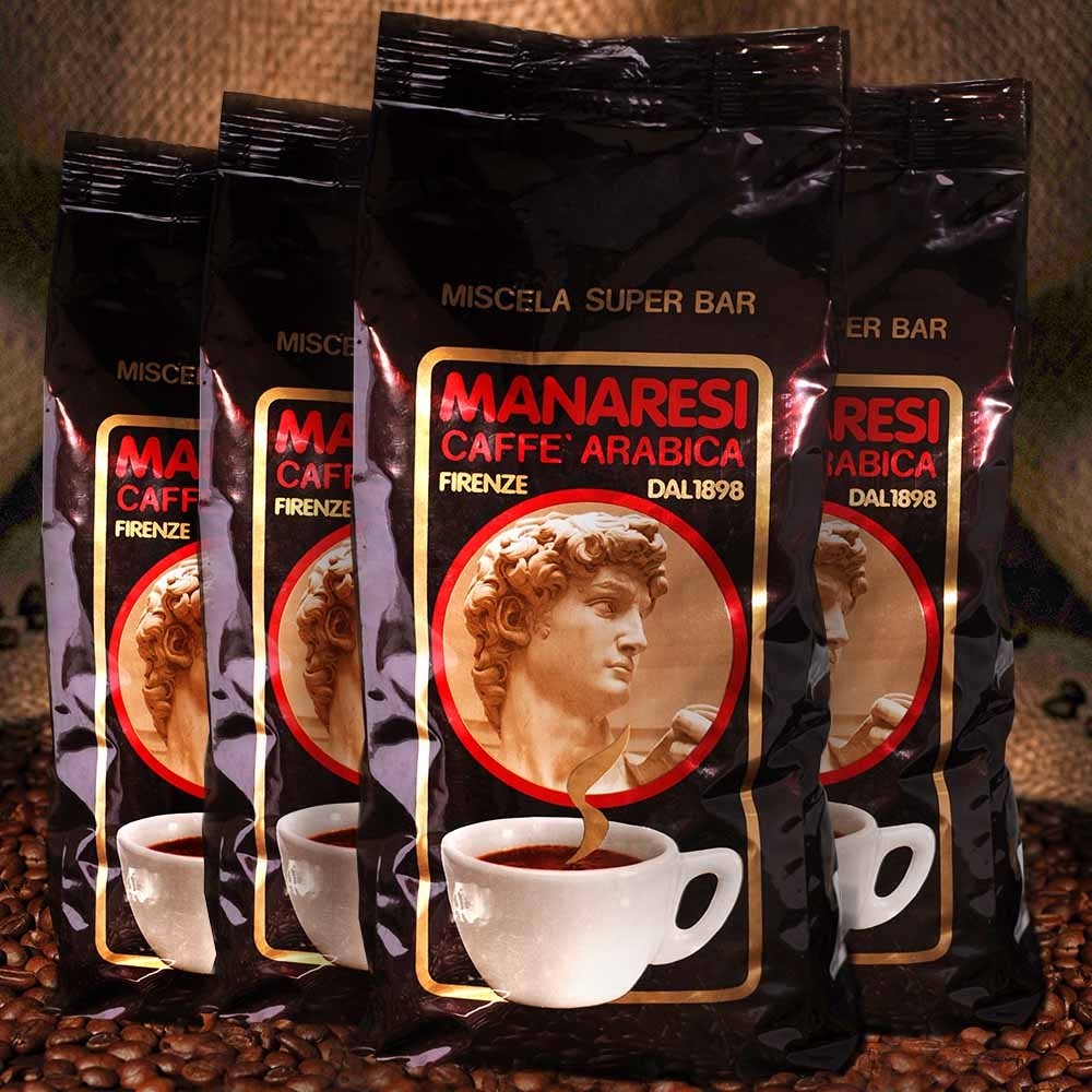 Výhodná sada Espresso Super Bar Brown zrnková káva - 4x1kg