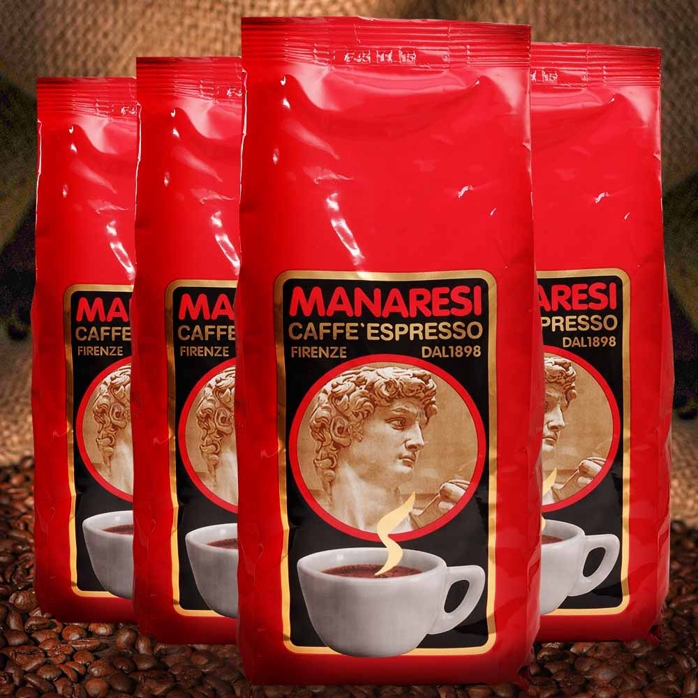 Výhodná sada Espresso Rosso zrnková káva - 4x1kg