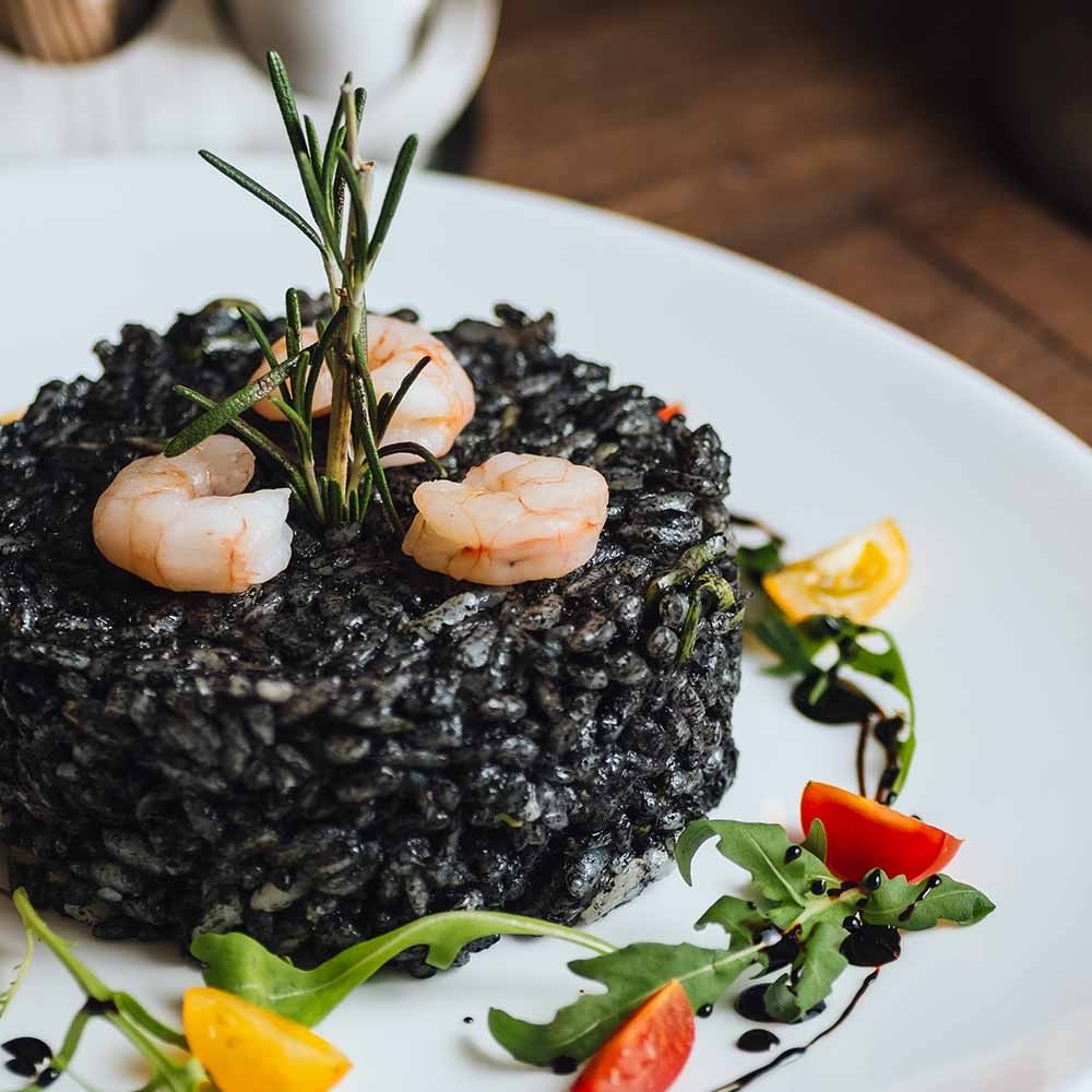 Italská černá rýže