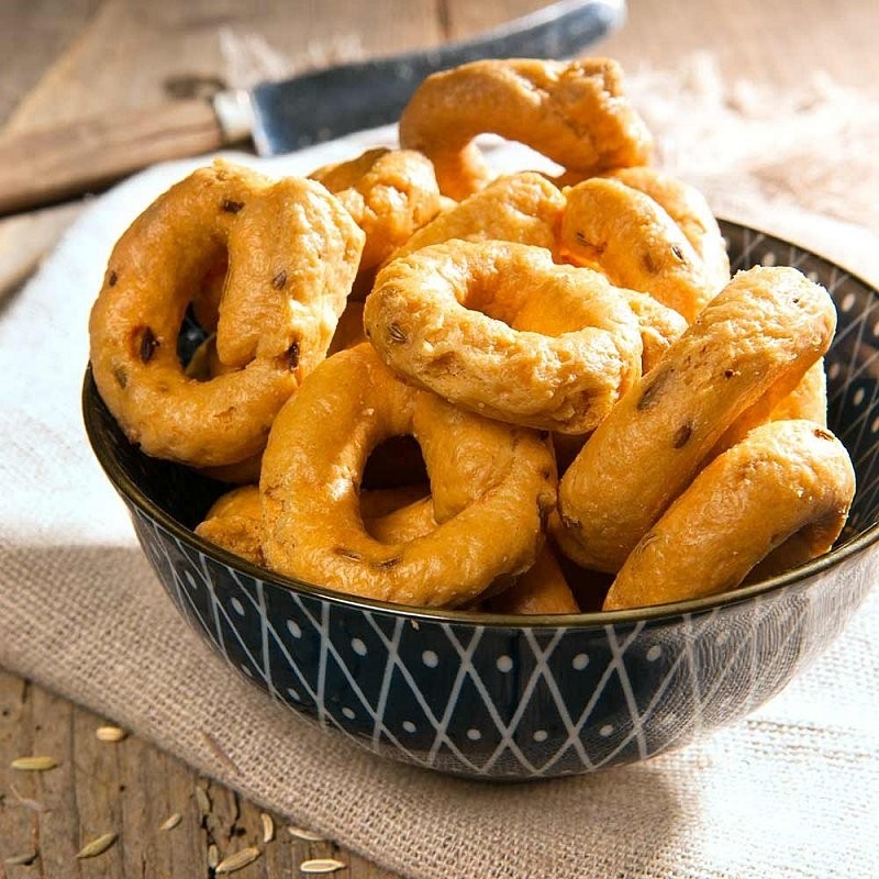 Křupavé Taralli s fenyklem