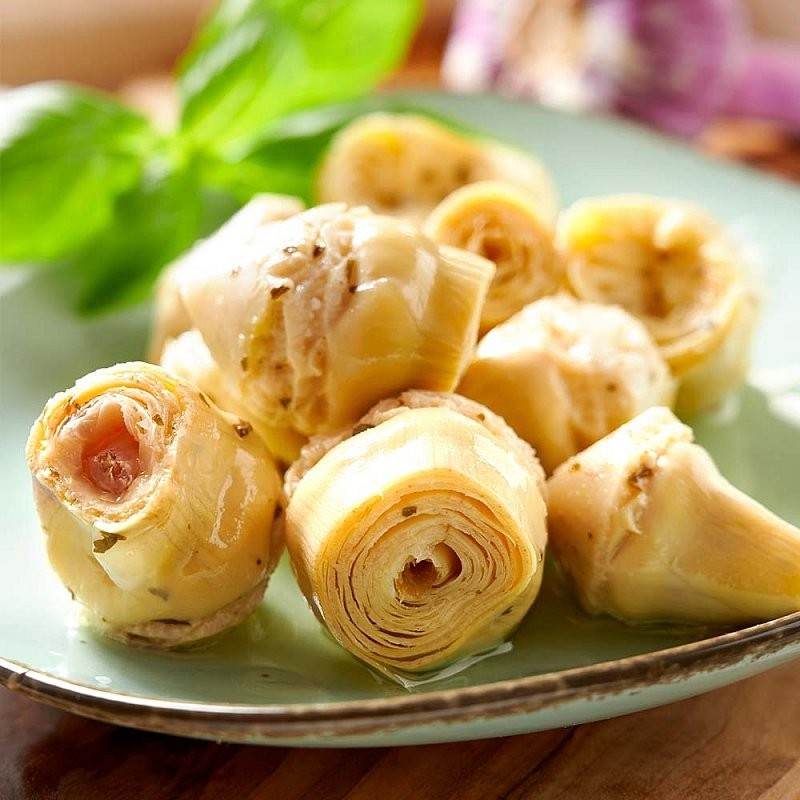 Celá artyčoková srdíčka - v bylinkovém oleji