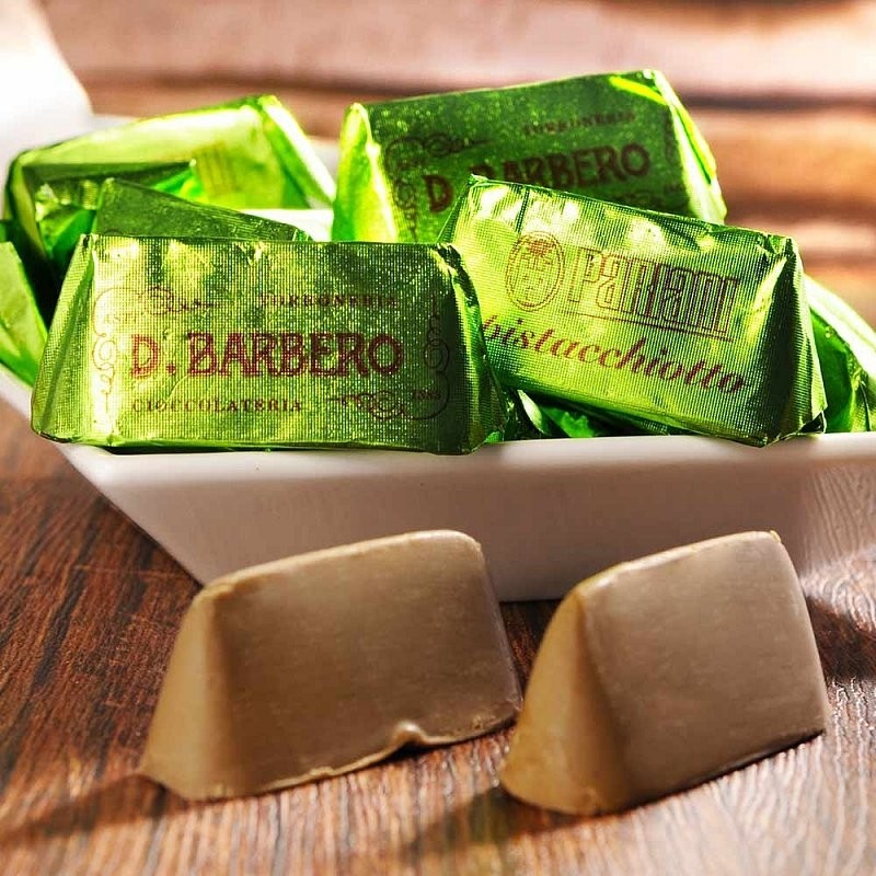 Jemně tající pistáciové pralinky                    