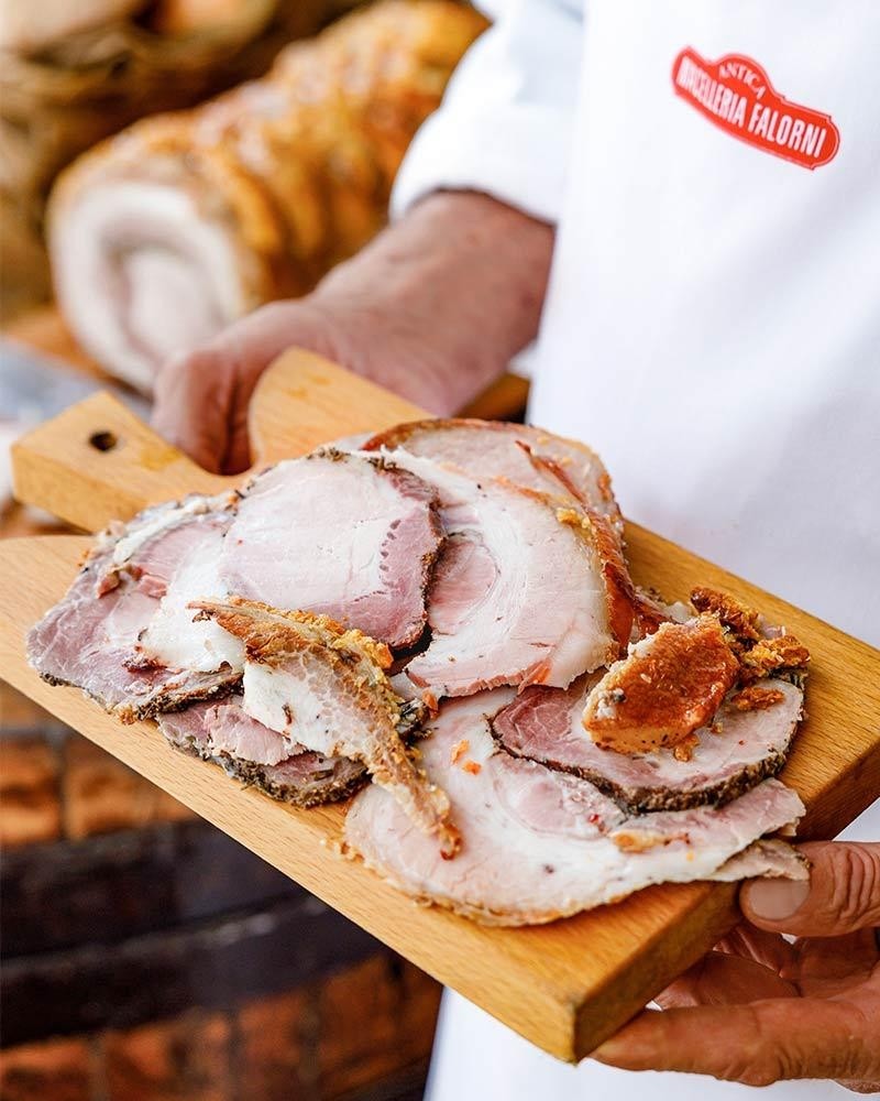 Porchetta - krájená