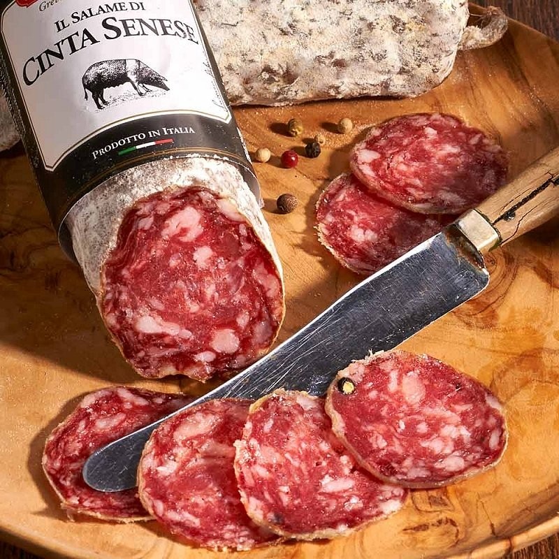 Vepřový salám z Cinta Senese prasete