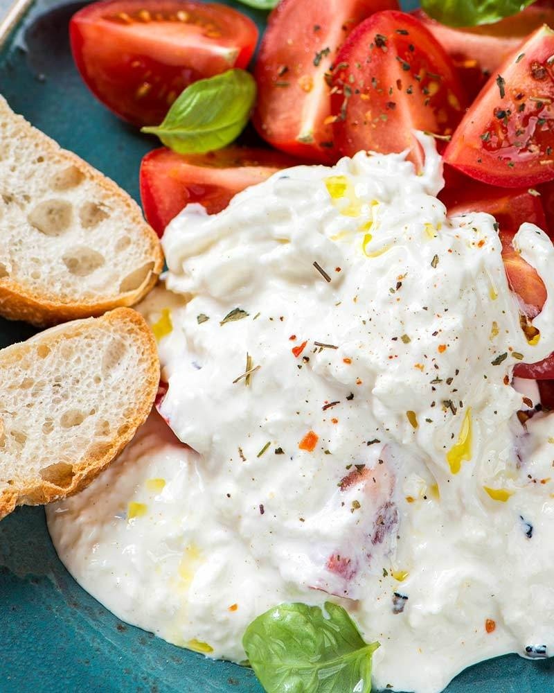 Stracciatella - Mozzarella ve smetaně