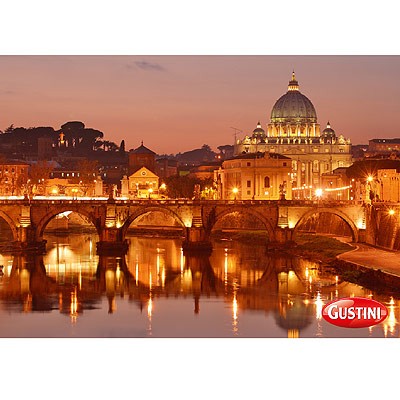 Pohlednice Večer v Římě