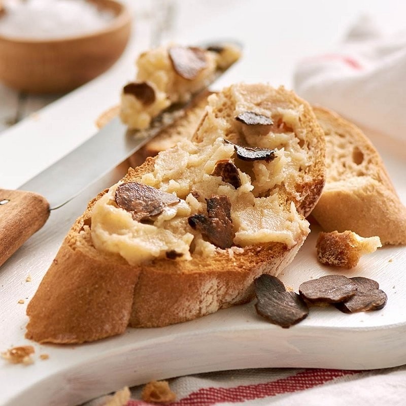 Lanýžové máslo s bílým lanýžem