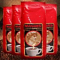 Výhodná sada Espresso Rosso zrnková káva - 4x1kg