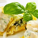 Velké tortellini s ricottou a špenátem