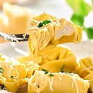 Tortelli s originálním sýrem Gardasee