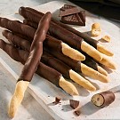 Grissini s čokoládovou polevou