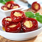 Plněné pepperoni se sýrem Pecorino z Kalábrie