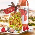 Malinové pralinky a rosato - dárková sada